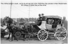 The 1870s Dufferin coach, out for its annual trot in the 1929 May Day parade in New Westminster BC.